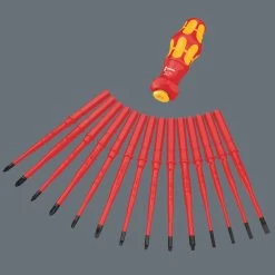 Wera 057484 Kraftform Kompakt Turbo I 1 VDE Insulated Interchangeable Screwdriver Set -Stahlwille Store 05057481001.tipp04