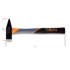 Beta 1370T Mechanics Engineers DIN Hammer Fibre Handle 1000g