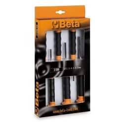 Beta 31BM/D6 6 Piece Pin Punch Set With Comfort Grip Handles 2-8mm