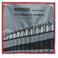Teng 6512MM1 12 Piece Metric Combination Spanner Set