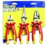 Irwin Vise-Grip 10505519 3 Piece VDE Diagonal Cutter, Long Nose And Combination Pliers Set -Stahlwille Store 10505519