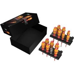 Wera 105631 Kraftform Plus 14 Piece Bigpack VDE Screwdriver Set PZ/PH/SL/TX 7 Wera 105631 Kraftform Plus 14 Piece Bigpack VDE Screwdriver Set PZ/PH/SL/TX -Stahlwille Store 105631 2