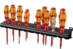 Wera 105631 Kraftform Plus 14 Piece Bigpack VDE Screwdriver Set PZ/PH/SL/TX