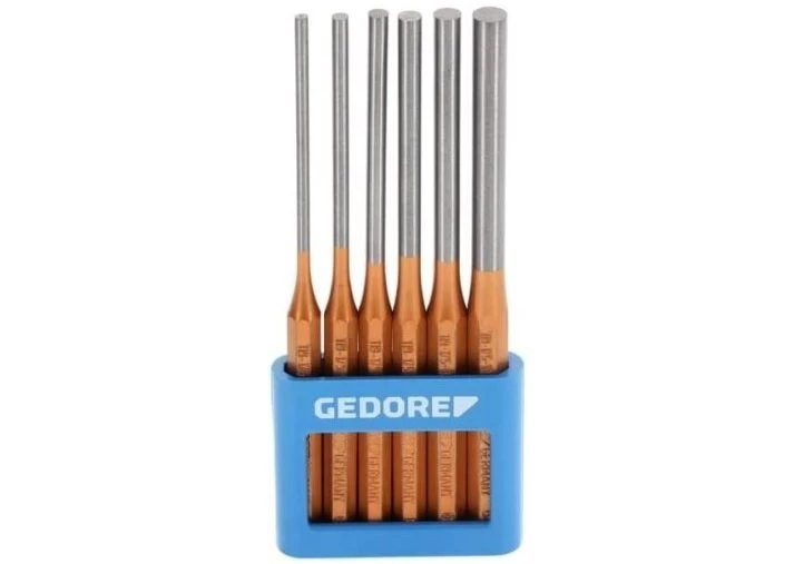 Gedore 119L 6 Piece Pin Punch Set 4-10mm In Holder 3 Gedore 119L 6 Piece Pin Punch Set 4-10mm In Holder
