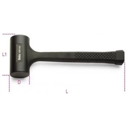 Beta 1391 Rubber Dead Blow Hammer 50mm