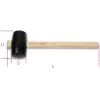 Beta 1393 Hard Rubber Head Hammer Mallet 60mm -Stahlwille Store 132935