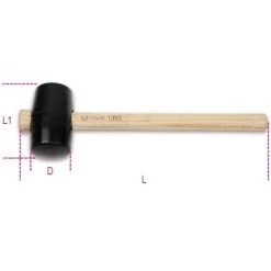 Beta 1393 Hard Rubber Head Hammer Mallet 60mm