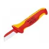 Knipex 98 54 VDE Insulated Cable Knife (Back Of Blade Insulated) -Stahlwille Store 146312970