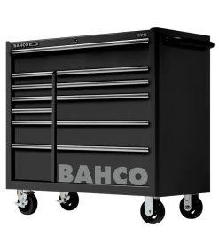 Stahlwille Store 9 Bahco 1475KXL12BLACK C75 Classic 40″ XL 12 Drawer Mobile Roller Cabinet Black