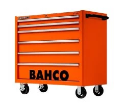 Stahlwille Store 11 Bahco 1475KXL6 C75 40" 6 Drawer Mobile Roller Cabinet Orange