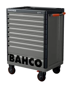 Stahlwille Store 15 Bahco 1477K9GREY E77 ‘Premium’ 9 Drawer 26" Mobile Roller Cabinet Grey