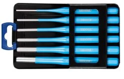 Gedore 316D 6 Piece Pin Punch Set In A Steel Case - Made In Germany