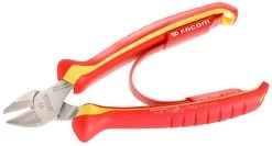 Facom 391A.16VE 1000V VDE Insulated Electricians Side Cutting Pliers (Snips) 165mm