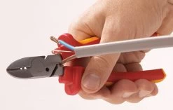 CK 431008 RedLine VDE CombiCutter3 Side Wire/Cable Screw Cutter Pliers 160mm -Stahlwille Store 431008 folding 1