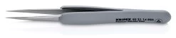 Knipex 92 21 14 ESD Precision ESD Stainless Steel Tweezers With Rubber Handles 130mm
