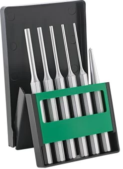 Stahlwille 105/8/6K 6 Piece Pin/Centre Punch Set 2.5-6mm