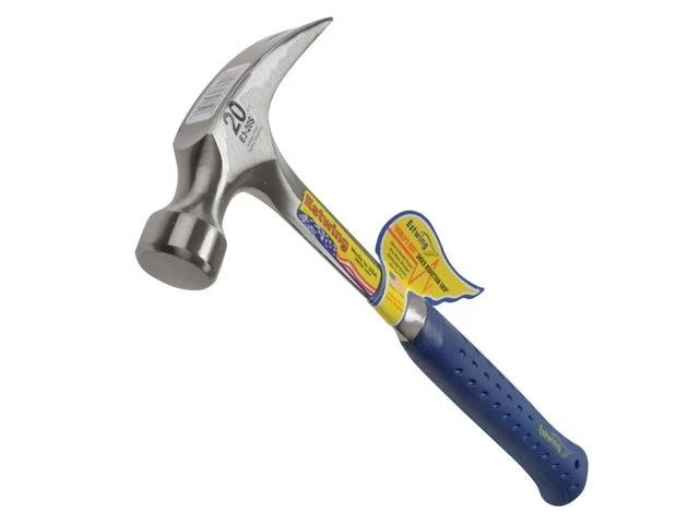 Estwing E3/20S Straight Claw Hammer - Vinyl Grip 560g (20oz) 3 Estwing E3/20S Straight Claw Hammer - Vinyl Grip 560g (20oz)