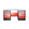 Facom JLS2-2MS13DH Heavy Duty 13 Drawer Workbench With Stainless Steel Worktop 2182mm (High Version) -Stahlwille Store JLS2 2MS13DH