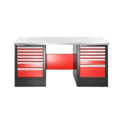 Facom JLS2-2MS13DH Heavy Duty 13 Drawer Workbench With Stainless Steel Worktop 2182mm (High Version)
