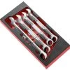 Facom MODM.467J4SLS 4 Piece Tethered Metric Ratchet Combination Spanner Set Supplied In Foam Module Tray 21-27mm -Stahlwille Store MODM.467J4SLS PH01 scaled 1
