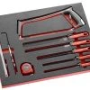 Facom MODM.601SLS 9 Piece Tethered 9 Piece Cutting And Measuring Set Supplied In Foam Module Tray -Stahlwille Store MODM.601SLS PH01 scaled 1
