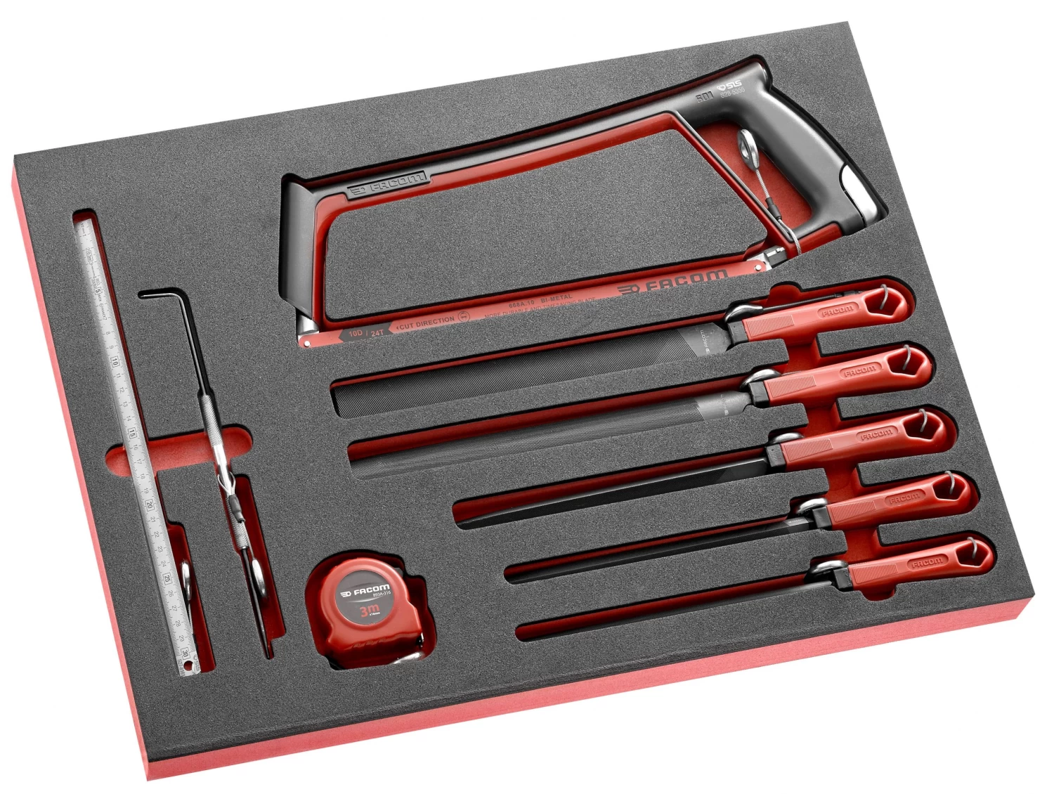 Facom MODM.601SLS 9 Piece Tethered 9 Piece Cutting And Measuring Set Supplied In Foam Module Tray 3 Facom MODM.601SLS 9 Piece Tethered 9 Piece Cutting And Measuring Set Supplied In Foam Module Tray