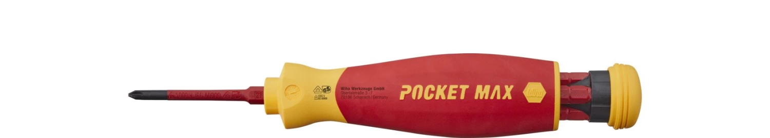 Wiha 45296 PocketMax® Electric VDE Magazine Style SlimBit Screwdriver Set 3 Wiha 45296 PocketMax® Electric VDE Magazine Style SlimBit Screwdriver Set