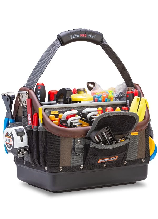 Veto Pro Pac TECH OT-LC Large Open Top Technician Tool Bag + TP6B FREE 4 Veto Pro Pac TECH OT-LC Large Open Top Technician Tool Bag + TP6B FREE - Image 2