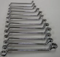 King Dick TKR12M 12 Piece Metric Offset Ring Spanner Set 6-32mm