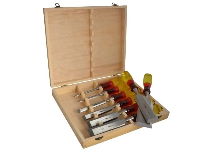 Irwin 197791 Marples 8 Piece Splitproof Bevel Edge Chisel Set In Storage Box 3 Irwin 197791 Marples 8 Piece Splitproof Bevel Edge Chisel Set In Storage Box